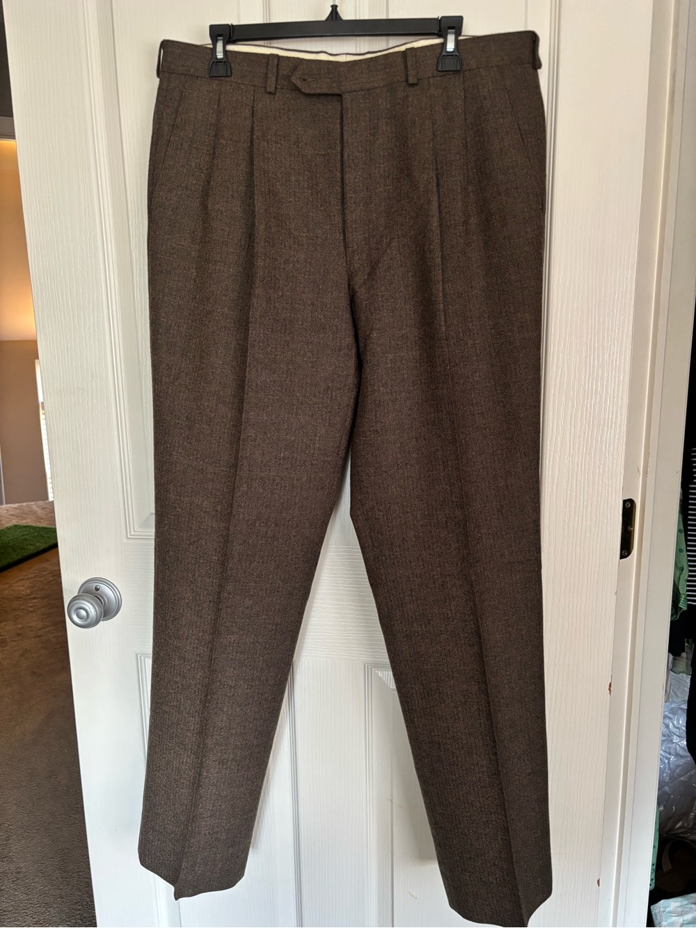 Vintage Lauren Ralph Lauren Brown Men's Dress Pants